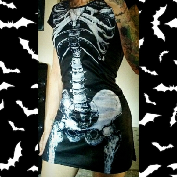 Dresses & Skirts - 🖤💀Last One! Skeleton Dress/Tunic